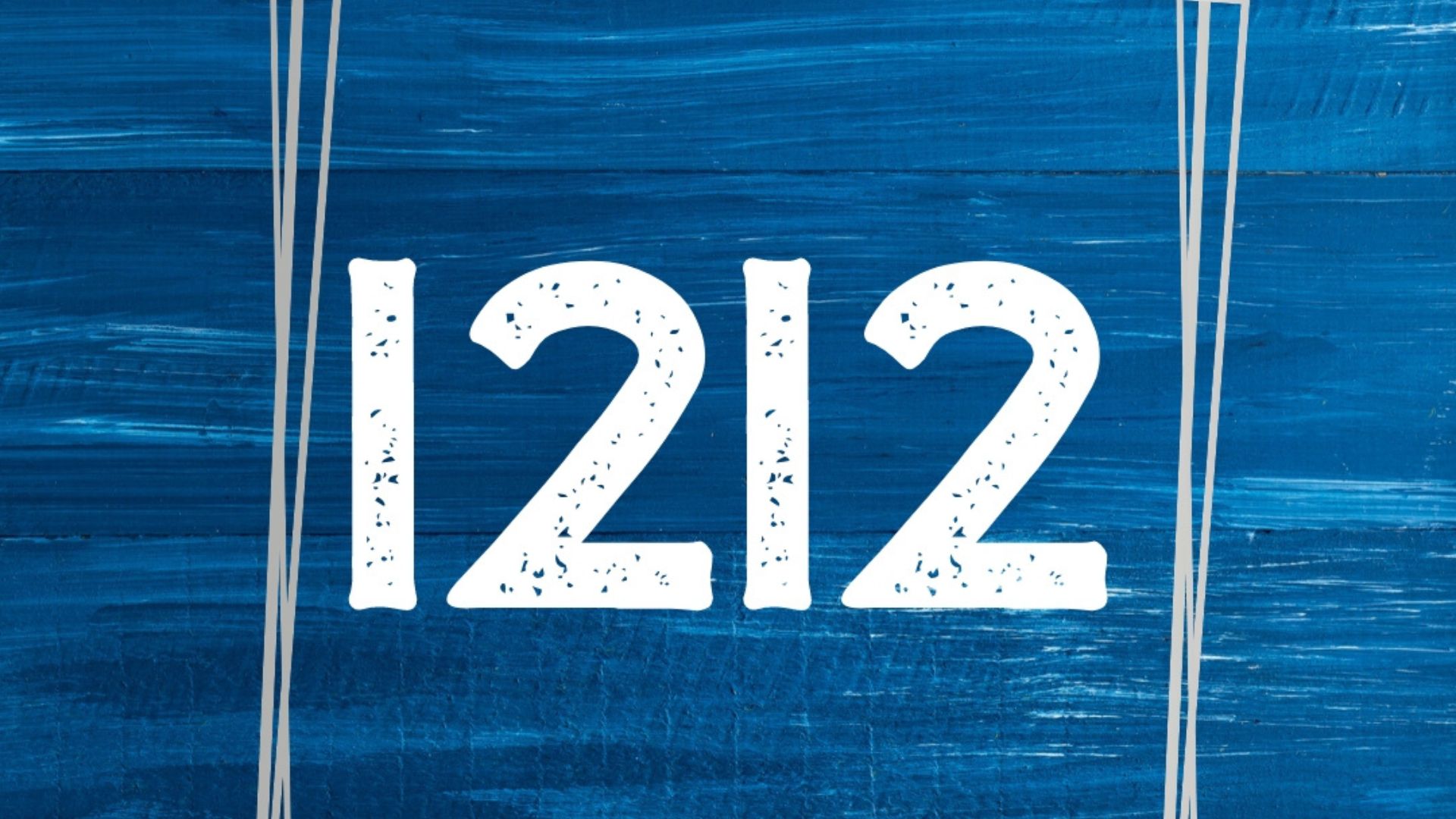 1212 Number And Blue Color In Background